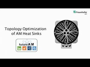 Topology Optimization of 3D Printed Heat Sinks