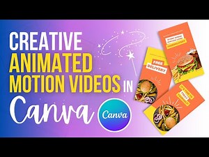 Canva Animation Tutorial 2024 for Beginners | Canva Match & Move