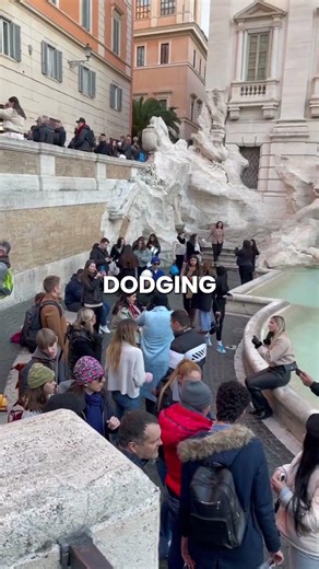 This Romantic Wish is Actually a Mosh Pit! ⛲️🇮🇹 #shorts