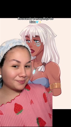 Maquillaje inspirado en Kida de Atlantis con Beauty Creations
