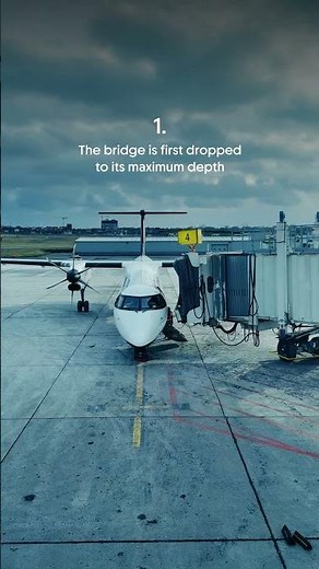 How Jet Bridges Work On Super Small Planes | #Aviation #Airport