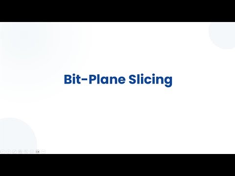 Bit-Plane Slicing for Information Hiding