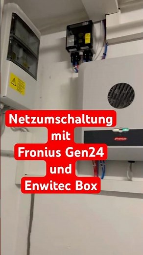 Enwitec Grid Switching Fronius GEN24 + Reserva - Power Outage Simulation - Off-Grid Operation #En...