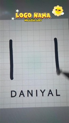 Inspirasi Desain Logo Simple dari Nama "DANIYAL" #logo #logodesigninspiration #logodesign #logonama