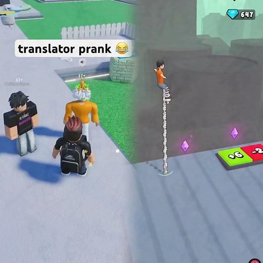 he slowly got more confused 😭 #roblox #funny #prank #trolling #memes #gaming #comedy