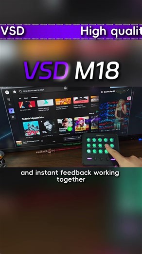 VSDinside - M18 “Your desktop companion.”#vsdinsidestreamdeck #setup