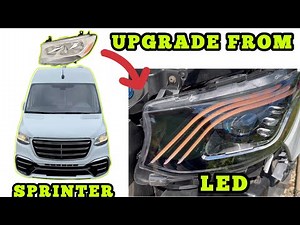 2018 - 2024 Mercedes Sprinter W907 W910 LED Headlight Upgrade