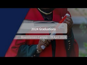 UFS Campus Graduation Ceremony - 19 April 2024 (afternoon session)