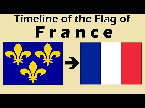 Historical Flags of France (Timeline with the French National Anthem "La Marseillaise")