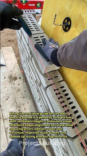 Perfect Block Alignment Trick Using String Line Precision