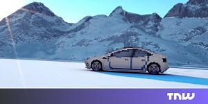 Watch the Tesla Model 3 cruise through Minecraft to promote sustainability