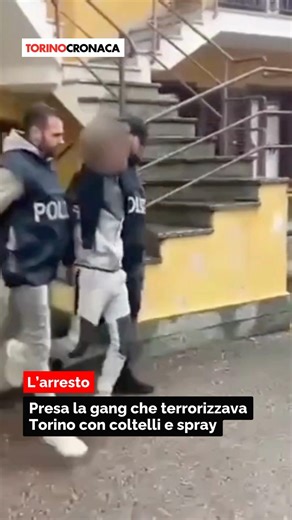 Presa la gang che terrorizzava Torino con coltelli e spray