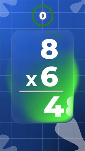 Multiplying by 6 | 3-Second Multiplication Challenge (Easy) #Shorts