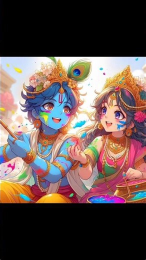 Holi special video #anime shorts edit #anime edit#anime x holi edit