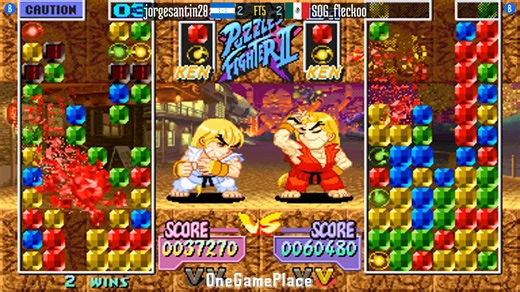 街霸方块 世界战 秀精妙操作 jorgesantin28 (HN) vs SOG_fleckoo (MX)