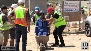 Wheelbarrow LICENCE, Prank! #funnyvideos #prankvideo | JD Pranks