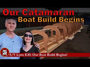 Kit E30 Catamaran Boat Build Begins