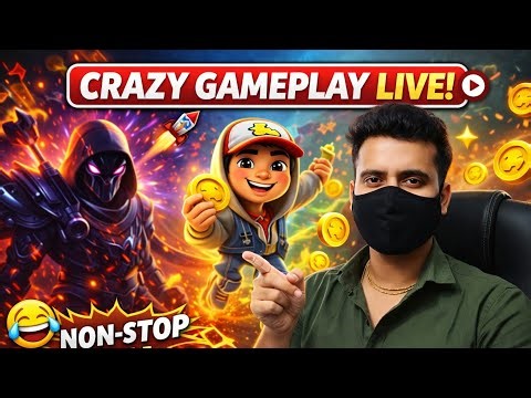🔥 Viral Game LIVE Stream | Funny Gameplay & Crazy Moments 😂 | Subway Surfers 🤣 | VisheskumarG