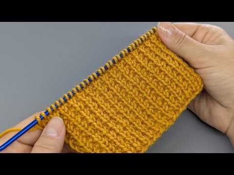 Easy but Stunning Knit Stitch Pattern 🧶