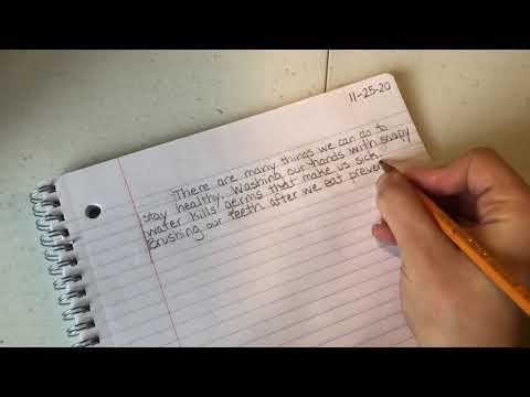 1st/2nd Grade Writing Lesson - Writing an Informative Paragraph