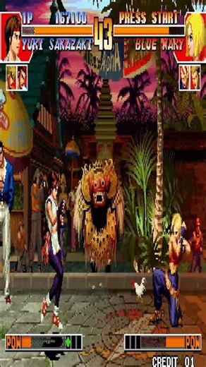 The King of Fighters ‘97 | Yuri Sakazaki vs Blue Mary | Retro Arcade Battle