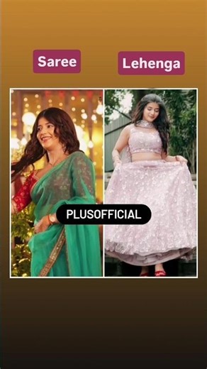 Yrkkh ladies saree vs lehenga #saree #lehenga #shorts #yrkkh #trendingshorts #ytshorts #newshorts