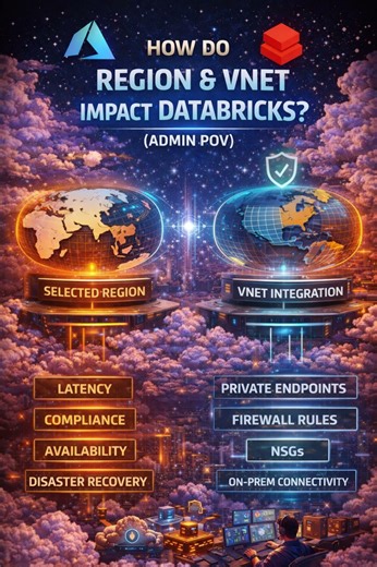 Region & VNet Impact Databricks?