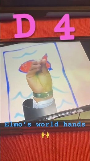 D 4 Elmo’s world hands 🙌