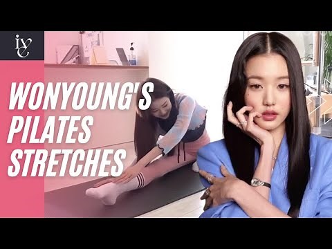 Wonyoung’s Pilates Stretch Routine | K-Pop Idol Workout to Increase Flexibility & Strength!