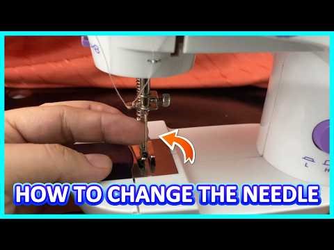 How to CHANGE the NEEDLE of the MINI PORTABLE sewing machine
