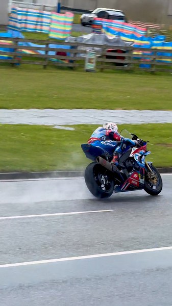 Soaking Wet Roads - Josh Brookes Sending It