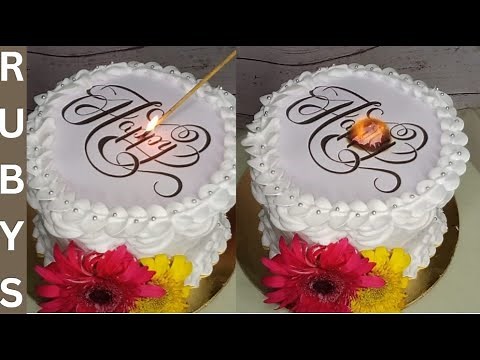 Burn Away Cake Tutorial | Viral Fire Cake Tutorial