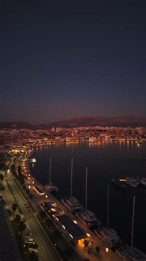 Split, Croatia | Day night transition | DJI Mini 5 Pro | Waypoints