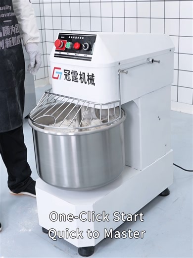 Dual-Speed, Dual-Action Dough Mixer with Three-Speed Adjustment #doughmixer #doughkneader #bakerylove #foodmachine #foodmachinery