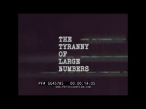 " THE TYRANNY OF LARGE NUMBERS " 1960s WESTERN ELECTRIC AUTOMATED MANUFACTURING DOCUMENTARY GG45785