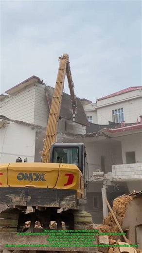 Top-Down Demolition Using Long-Reach Hydraulic Breakers: How High-Reach Excavators Safely Buildings