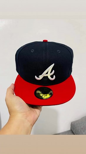 ‼️SOLD VIA PREORDER ‼️Atlanta Braves Official Onfield Cap | The Straw Hats