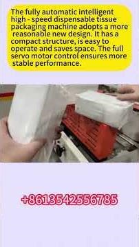 3d packing machine the whole process ia automatically rolled