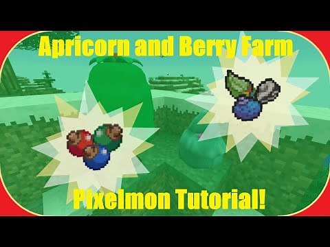 How to Make an APRICORN and BERRY Farm in Pixelmon! (OUTDATED)