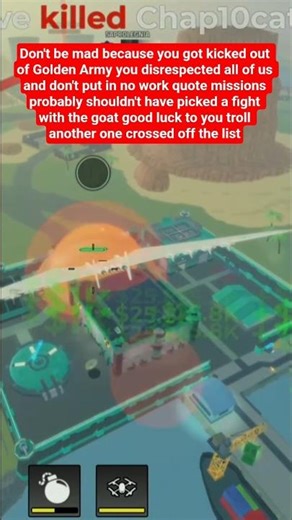 Military Tycoon - Farming Troll With Only SB12 #shorts