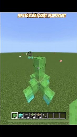 Minecraft main rocket 🚀 kaise banai |how to build rocket in minecraftrocket#tutorials#rocket