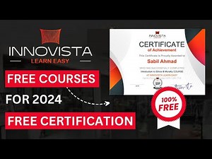 Innovista Free Courses Online with Certificates 2024 | InnoVista LearnEasy