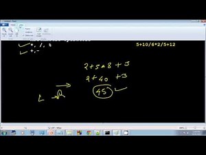 Operator Precedence in java (in Hindi) part- 1