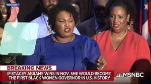 339K views · 10K reactions | WATCH: Georgia Democrat Stacey Abrams delivers a victory speech after winning the primary in her historic bid to become the country's first African American female governor. https://on.msnbc.com/2kiqxt7 "Inaction can be contagious, but so can a passion for change. ... A wave is coming and I know Georgians won’t stand on the sidelines." | MS NOW | Facebook