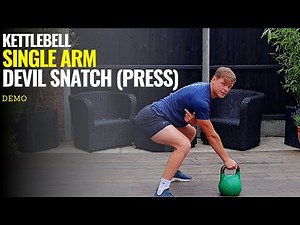 How to do a Kettlebell Devil Press (Snatch) / Burpee Snatch + Slow Motion