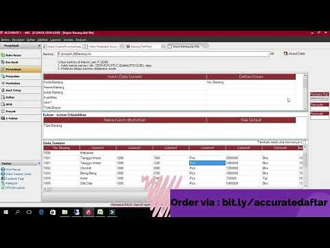 Import Barang Dari Excel Ke Dalam Program Accurate 5