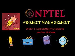 NPTEL PROJECT MANAGEMENT WEEK 1 ASSIGNMENT ANSWERS | JAN 2024