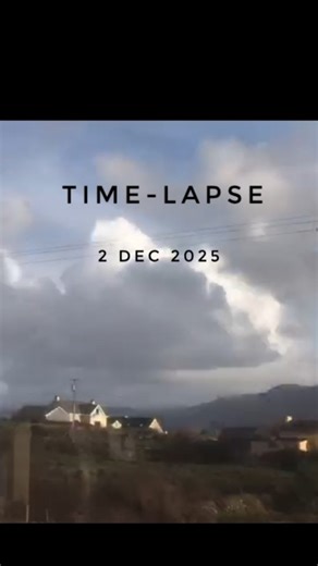 Time lapse from yesterday: sun hail sleet sun rain clouds hail hail hail. 11 to dark.... Irish weather in all it's glory! From my kitchen window..... Waterville, County Kerry, Ireland | Today In Ireland
