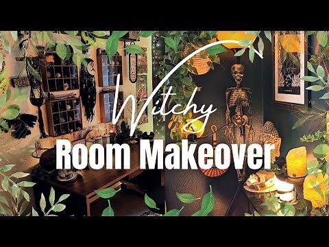 Giving My Witchy Room A COMPLETE Makeover! (A Mini Witch VLOG)