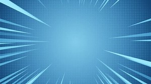 Radial Background of halftones and high-speed abstract lines for Anime